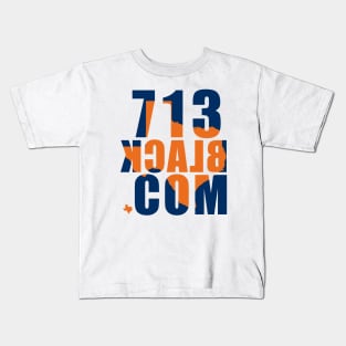 713Black.com Over Texas Kids T-Shirt